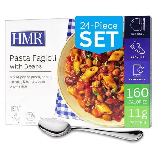 Vista 18 de HMR Ternera Stroganoff con Fideos Entrée Almuerzo o Cena Pre-empaquetada Listo para Comer 19 g de Proteína Comida Baja en Calorías Porción