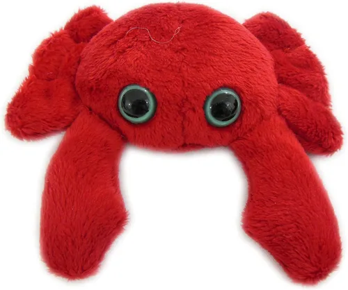 Vista 4 de The Petting Zoo Peluche de cangrejo mamá y bebé, regalos para niños, animales del océano Pocketz, juguete de peluche de cangrejo de 14 pulgadas