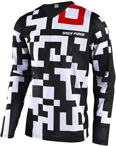 Vista 29 de UGLY FROG Powersports-Jerseys Camisa de descenso para hombre, ropa de verano, gran