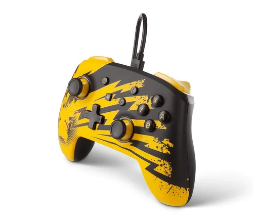 Vista 4 de PowerA Pokemon Enhanced Wired Controller for Nintendo Switch - Pikachu Lightning - Nintendo Switch