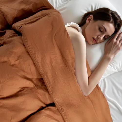 Vista 82 de NEXHOME PRO Funda de edredón Twin XL 100% algodón lavado, transpirable, duradera, texturizada, similar al lino, juego de ropa de cama para el hogar