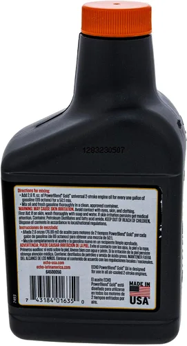 Vista 5 de Echo 6450005G PowerBlend Gold Xtended Life - Aceite de motor de 12.8 onzas líquidas, 50:1