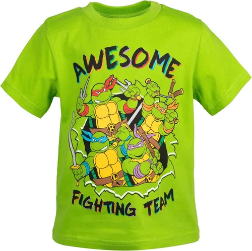 Vista 2 de Teenage Mutant Ninja Turtles Conjunto de camiseta estampada y pantalones cortos de malla
