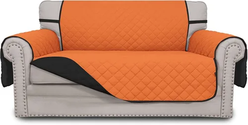 Vista 200 de Easy-Going - Funda reversible para sofá, resistente al agua, con varillas de espuma y correas elásticas, protector de muebles para mascotas y perros