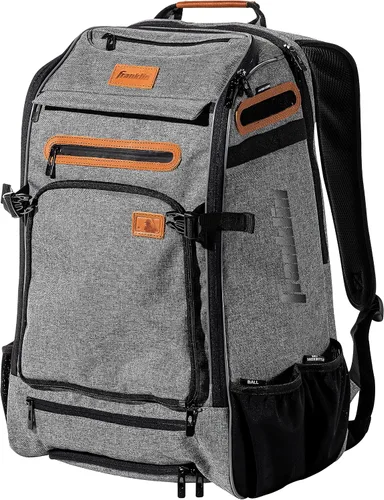 Vista 12 de Franklin Sports Mochilas para béisbol y sóftbol + MLB + USA Softball - Bolsas de equipo para béisbol + sóftbol rápido - Mochilas para bates