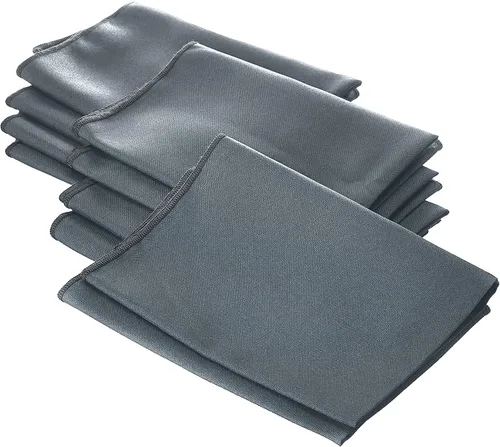 Vista 40 de LA Linen Paquete de 10 servilletas de popelina de poli, servilletas de tela suave, servilletas lavables y reutilizables, servilletas de mesa