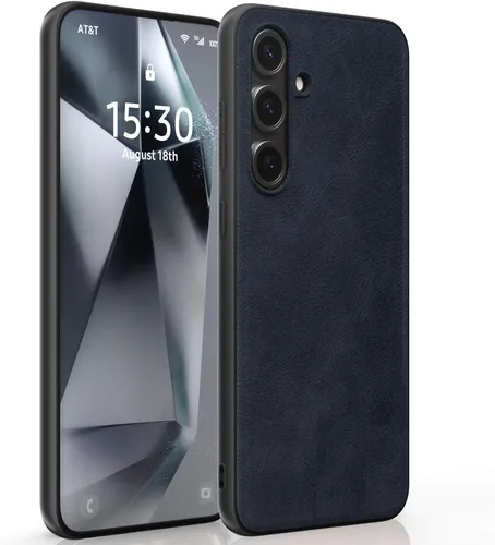 Vista 91 de X-level Funda para Samsung Galaxy Z Flip 6, delgada funda delgada de piel sintética para teléfono, TPU suave, a prueba de golpes, protección Negro