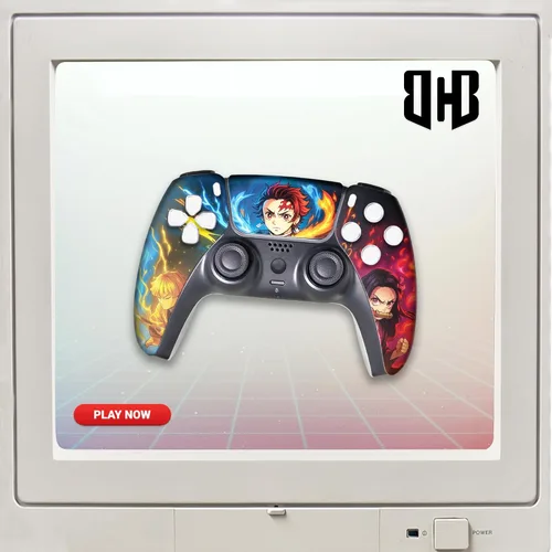 Vista 267 de Battman Custom PS-5 Controller Wireless compatible with Play-Station 5 Console by BCB Controllers Proudly Customized in USA with Permanent