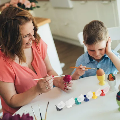 Vista 3 de 24 tiras y 144 macetas vacías para pintura acrílica, contenedor de almacenamiento con tapa, suministros para manualidades, aulas, escuelas