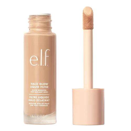 Vista 9 de e.l.f. Filtro líquido Halo Glow, potenciador de tez para un aspecto brillante y suave de enfoque, infundido con ácido hialurónico, vegano y libre