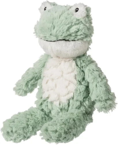 Vista 2 de Mary Meyer Masilla de peluche para cuarto de bebé, juguete suave, 11 pulgadas, rana verde menta