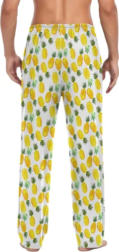 Vista 2 de Pantalones de pijama de piel de serpiente, pantalones de descanso para hombre, pantalones de pijama súper suaves con bolsillos con cordón