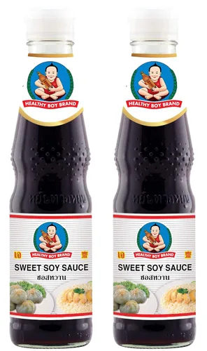 Vista 4 de Healthy Boy Salsa de soja dulce tailandesa (marca blanca), 14 onzas, producto de Tailandia (paquete de 1)