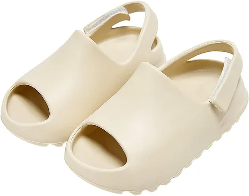 Vista 4 de Sandalias de verano para niños pequeños, sandalias de verano con correa antideslizantes, zapatos de agua para interiores y exteriores, sandalias