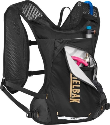 Vista 6 de CamelBak Chase Race 4 - Chaleco de hidratación para bicicleta, con depósito de 50 onzas, ajuste ligero para conducción rápida en carretera y grava