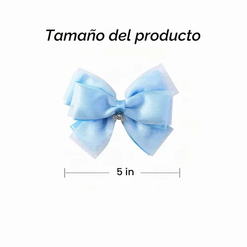 Vista 2 de Fancheer - Pinzas para el pelo de princesa para mujer, 5 pulgadas Disfraz de parque temático, cosplay de Halloween, poliéster brillante y malla