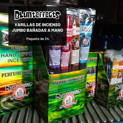 Vista 2 de Blunteffects - Varitas de incienso gigantes sumergidas a mano, paquete