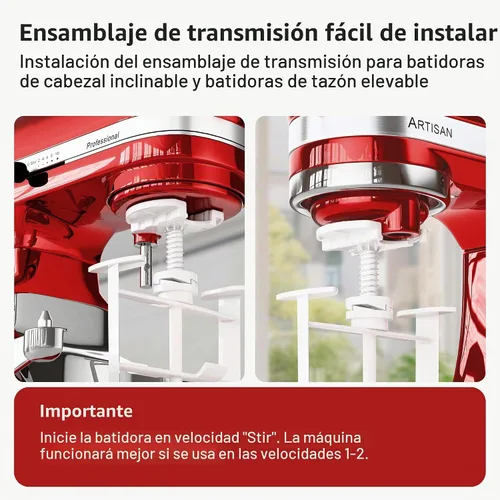 Vista 2 de KitchenAid - Accesorio para máquina de helados para batidora de pie, cuenco de helado compatible con batidoras de soporte de 4.5 cuartos de galón