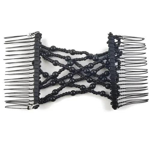 Vista 5 de NSBELL 6 peines para el cabello, pinzas elásticas mágicas para el cabello, peine para el cabello, pinzas dobles para mujeres y niñas, accesorio