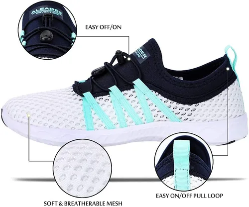 Vista 2 de Aleader - Zapatos de malla sin correas acuáticos para mujer