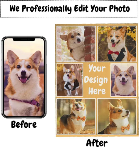 Vista 8 de Mantas personalizadas con fotos, manta personalizada con fotos, manta suave personalizada, regalos para el mejor papá de la historia, abuelo