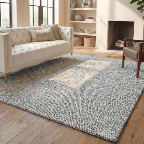 Vista 41 de SAFAVIEH Natura Collection - Alfombra decorativa, 2 x 3 pies, color beige, mezcla de lana hecha a mano, diseño texturizado, ideal para pasillo