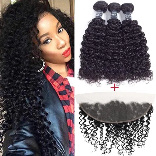 Vista 27 de Amella Extensiones de cabello brasileño de onda profunda de 14 pulgadas, 100% sin procesar, 1 paquete de cabello ondulado profundo, paquetes
