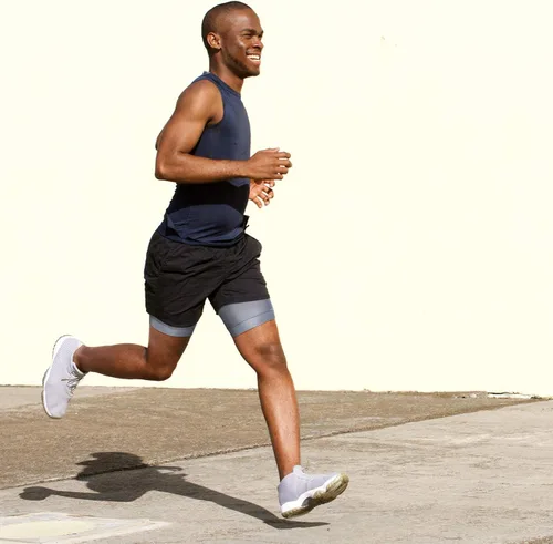 Vista 5 de LRD Pantalones cortos de entrenamiento atléticos para hombre con forro de compresión, entrepierna de 7 pulgadas