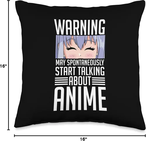 Vista 4 de Gift Idea For Anime Fans Almohada de anime para cosplay, 16 x 16, multicolor