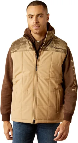 Vista 23 de ARIAT Chaleco aislado Crius para hombre Banyan corteza