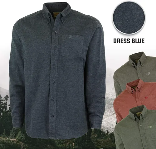 Vista 4 de Mossy Oak Camisas de franela de manga larga para hombre cepillado suave