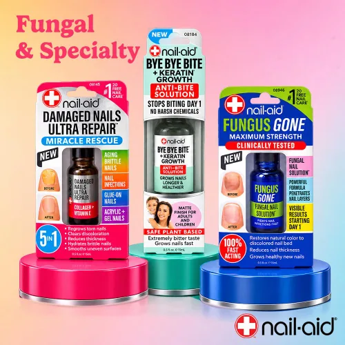 Vista 8 de Nail-Aid - Reparación múltiple 5 en 1 para uñas dañadas de manos o pies