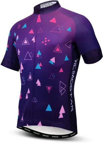 Vista 34 de Bike Jersey Hombres Ciclismo Jersey bicicleta superior transpirable ropa de verano America
