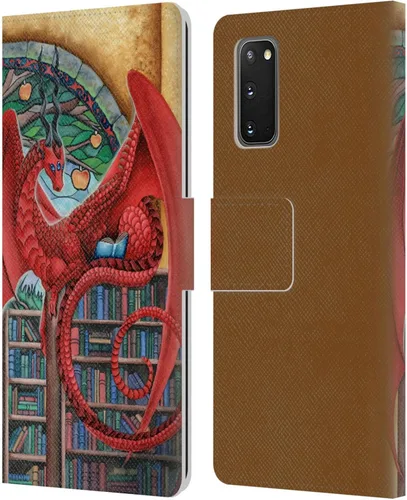 Vista 196 de Head Case Designs Officially Licensed Carla Morrow Galactic Entrancement Dragons Leather Wallet Case Compatible with Samsung Galaxy A07 4G