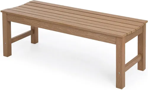 Vista 18 de Stoog Banco de Exterior para 2 Personas para Todo Clima, Capacidad de 800 libras Banco de Jardín de Plástico HIPS para Patio, Patio Trasero, Porche