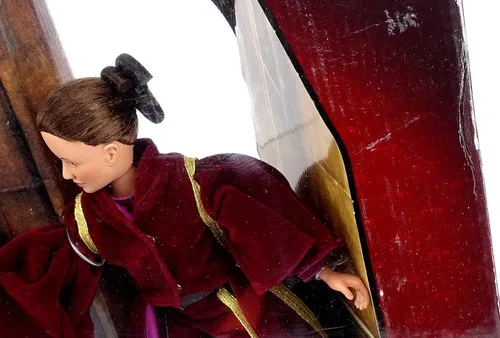 Vista 3 de Star Wars QUI-GON Jinn y Reina Amidala Defensa de Naboo 2000 Edición Retrato