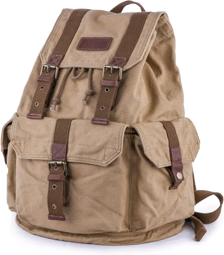 Vista 12 de Gootium 21101 - Mochila de lona gruesa de alta densidad