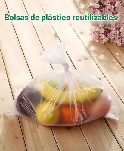 Vista 6 de Plástico transparente de 10 x 15 pulgadas – 350 bolsas para productos, reutilizables, lavables, frescuras, desechables, rollo continuo, fácil