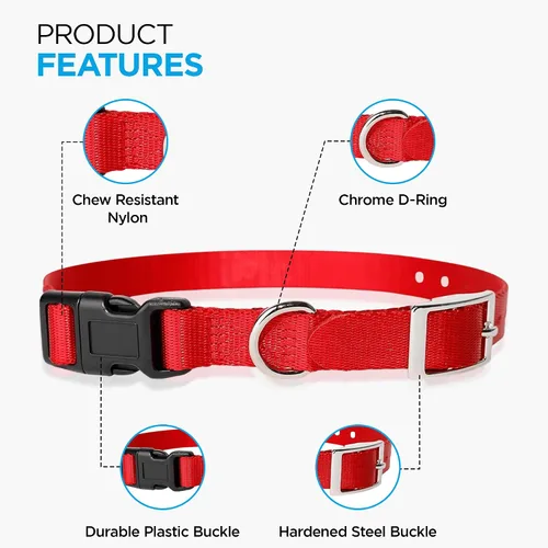 Vista 2 de Correa de Repuesto para e-Collar - Correa de Reemplazo para Collar de Choque, Correa de Reemplazo para Collar de Cerca, Compatible con la Mayoría