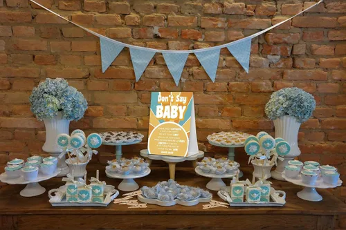 Vista 4 de No digas juego de bebé, Here Comes the Sun, juego de baby shower incluye letrero de baby shower y 50 pinzas para la ropa, decoración de baby shower