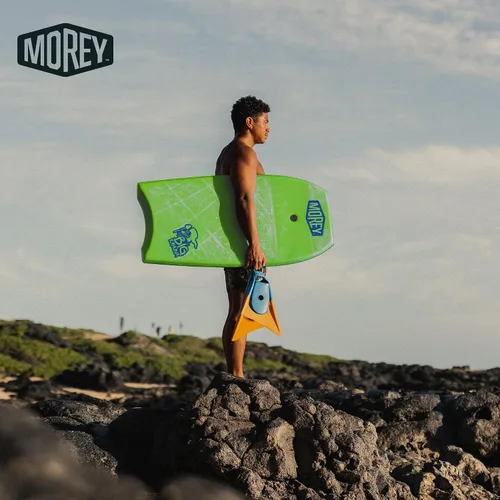 Vista 5 de Morey Big Kahuna Bodyboard de 44 pulgadas Bodyboard para jinetes altos Tablero de cuerpo de alto rendimiento Diseño duradero de núcleo PHUZION