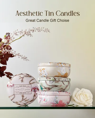Vista 79 de M&SENSE Velas aromáticas de bayas cítricas, vela grande de lata de soja de 3 mechas, más de 40 horas de tiempo de combustión, cera vegana 100%