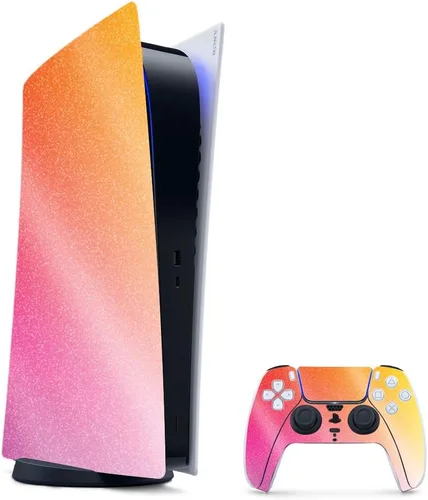 Vista 48 de MightySkins - Skin para juegos con purpurina brillante para PS5 y PlayStation 5, ágata amatista, acabado duradero con purpurina de alto brillo