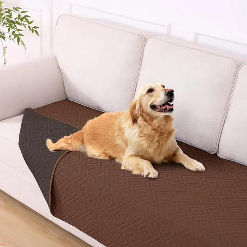 Vista 74 de hyha Manta impermeable para perros, funda suave para cama de perro, mantas para mascotas, funda impermeable para sofá y sillón para perros lavable