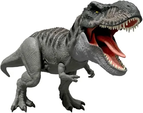 Vista 4 de Mattel JCH02 Jurassic World Rebirth Power Devour Tyrannosaurus Rex Figura de dinosaurio