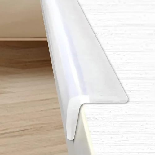 Vista 10 de Loiion Protector de bordes, 100% silicona, protectores de esquinas suaves para niños, adhesivo precintado, parachoques de seguridad para esquinas