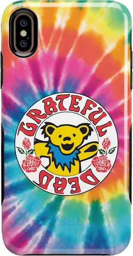 Vista 12 de Casely Funda para iPhone Xs Max Funda con estampado de festival (solo buenas vibraciones)