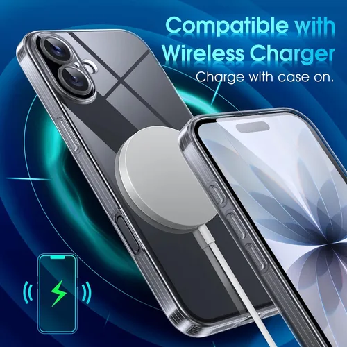 Vista 833 de Supdeal Funda cristalina transparente para iPhone 11, [No se amarillea] [Protección de la cámara] [Probado contra caídas de grado militar] Funda