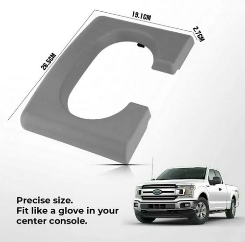 Vista 5 de KKONE Repuesto de almohadilla para reposabrazos de consola central compatible con Ford F-150 2004-2014 (gris)