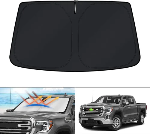 Vista 171 de KUST Parasol para parabrisas para BMW X1 F48 2016, 2017, 2018, 2019, 2020, 2021, 2022, accesorios de ajuste personalizado, parasol plegable